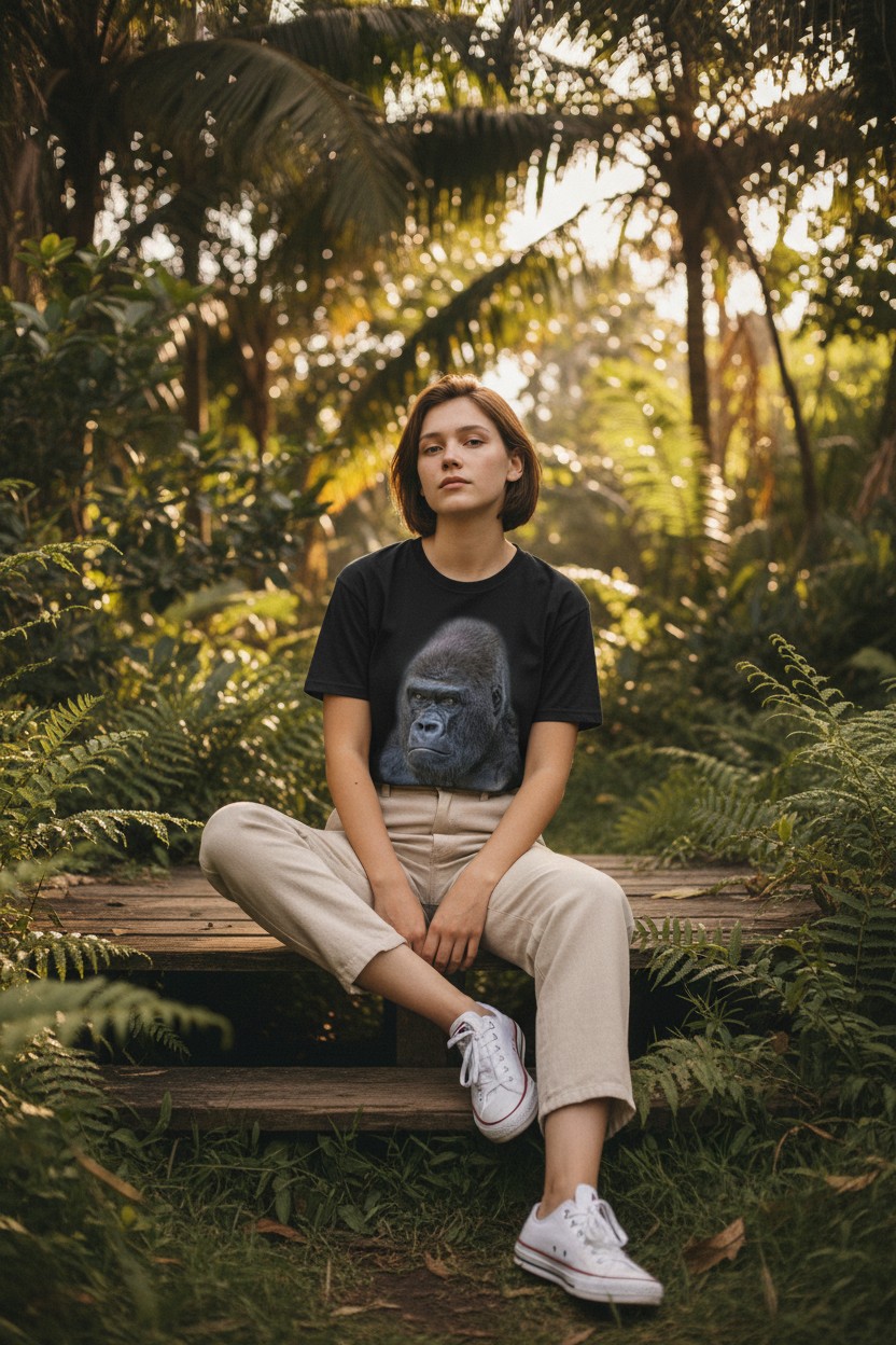 The Boss - Gorilla Ladies T-shirt