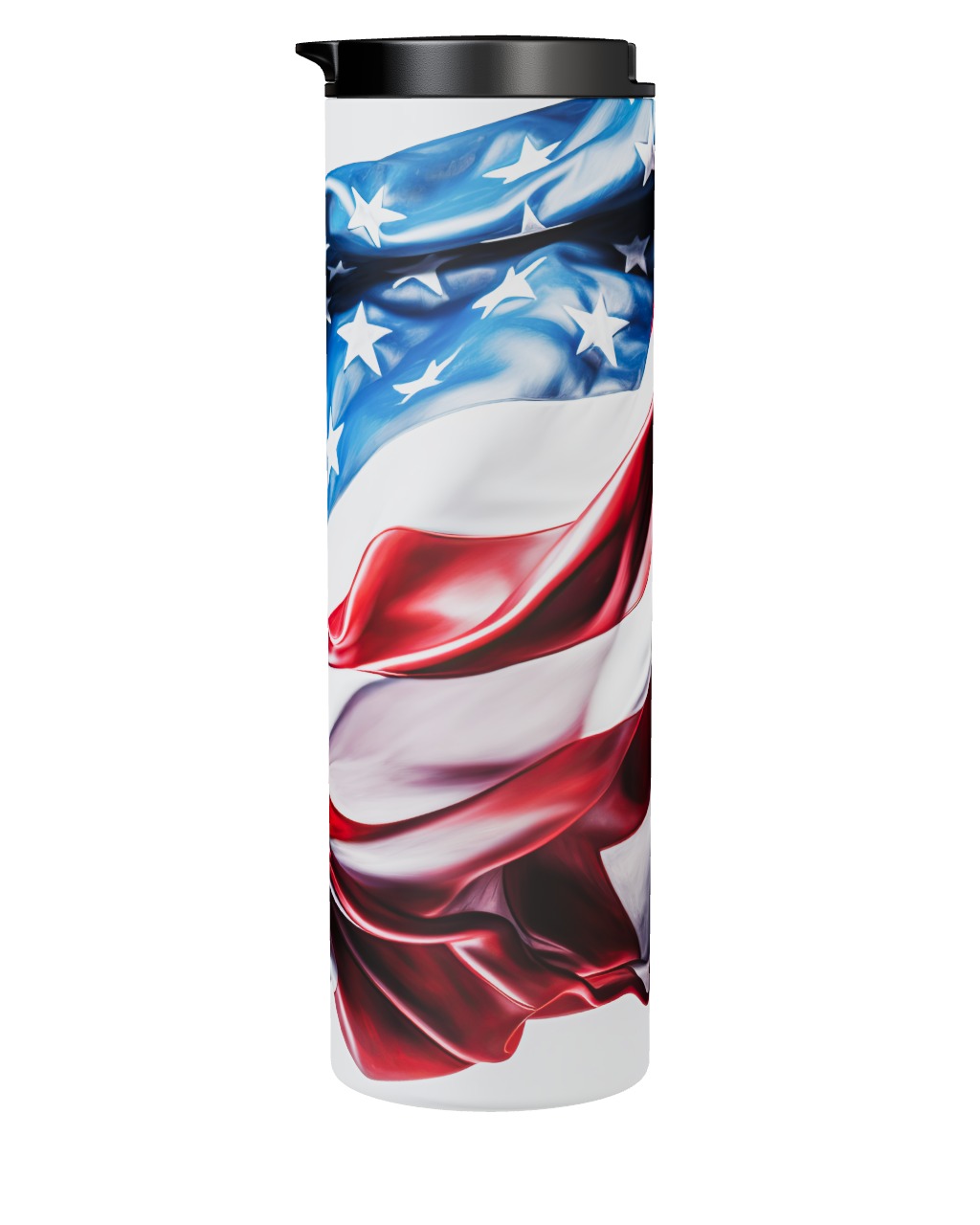 American Flag Tumbler