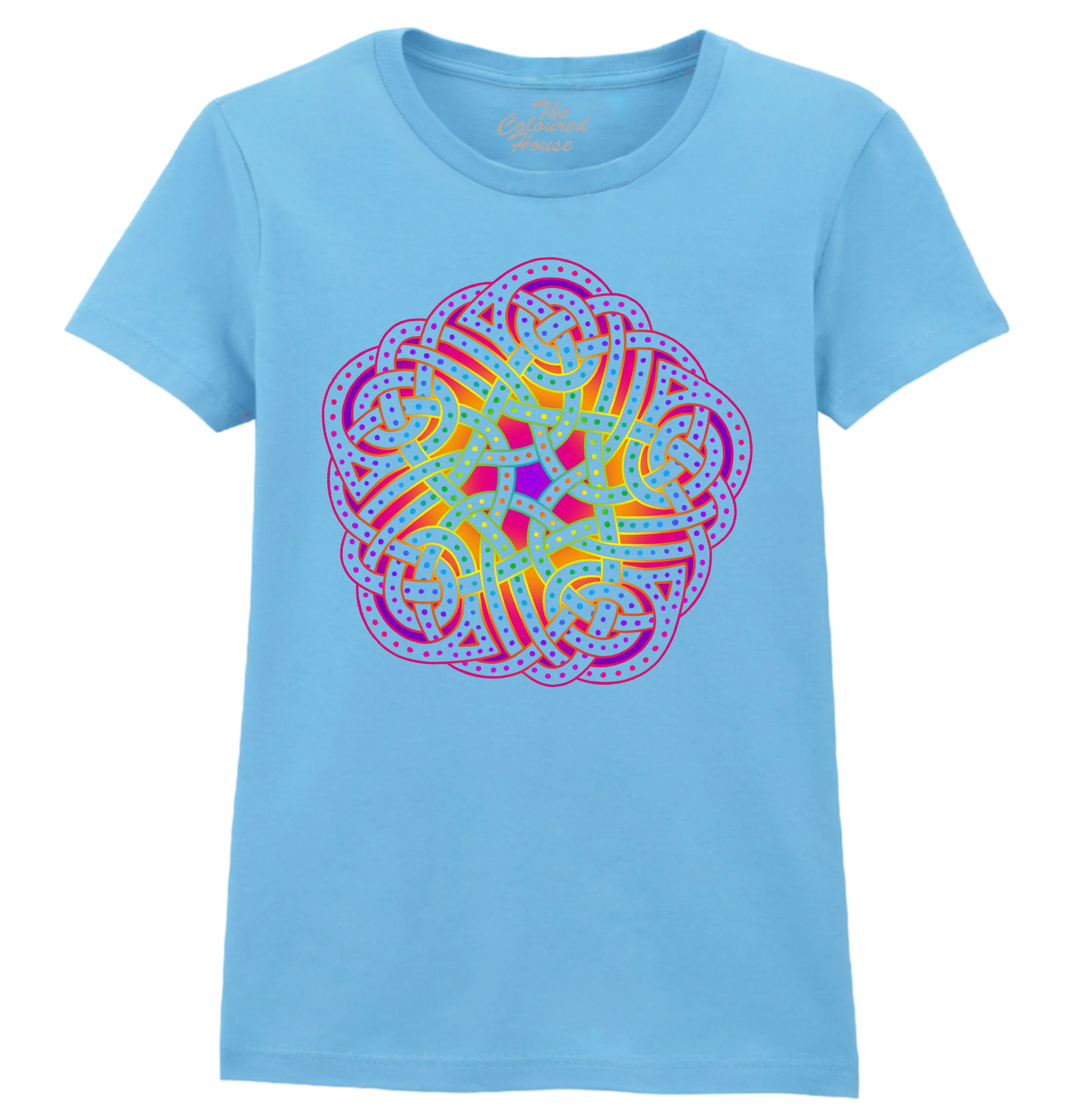 Rainbow Dots Ladies T-shirt