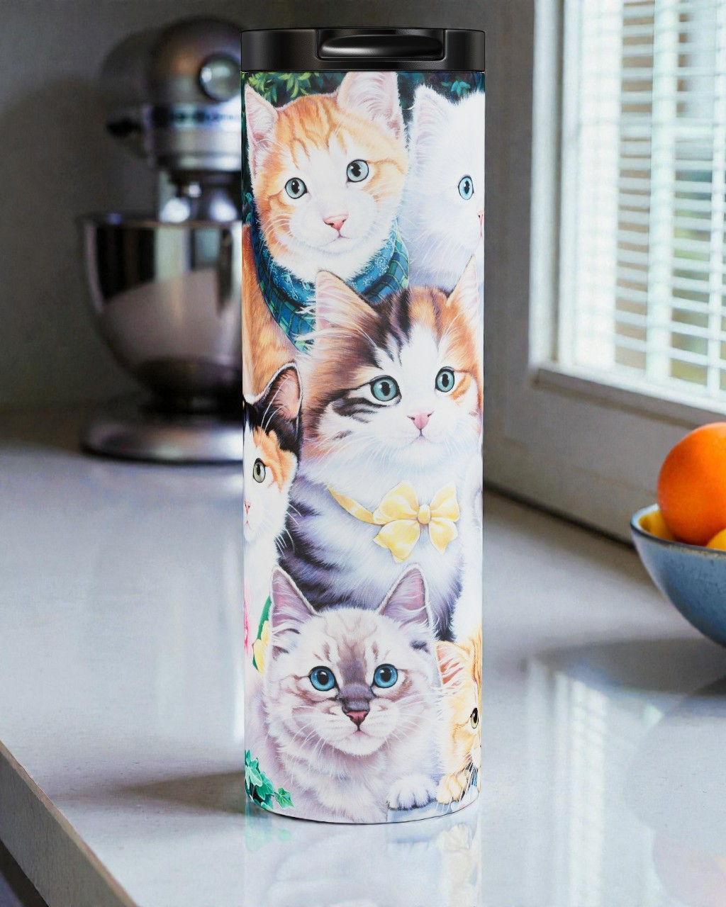 Kitten Collage Tumbler