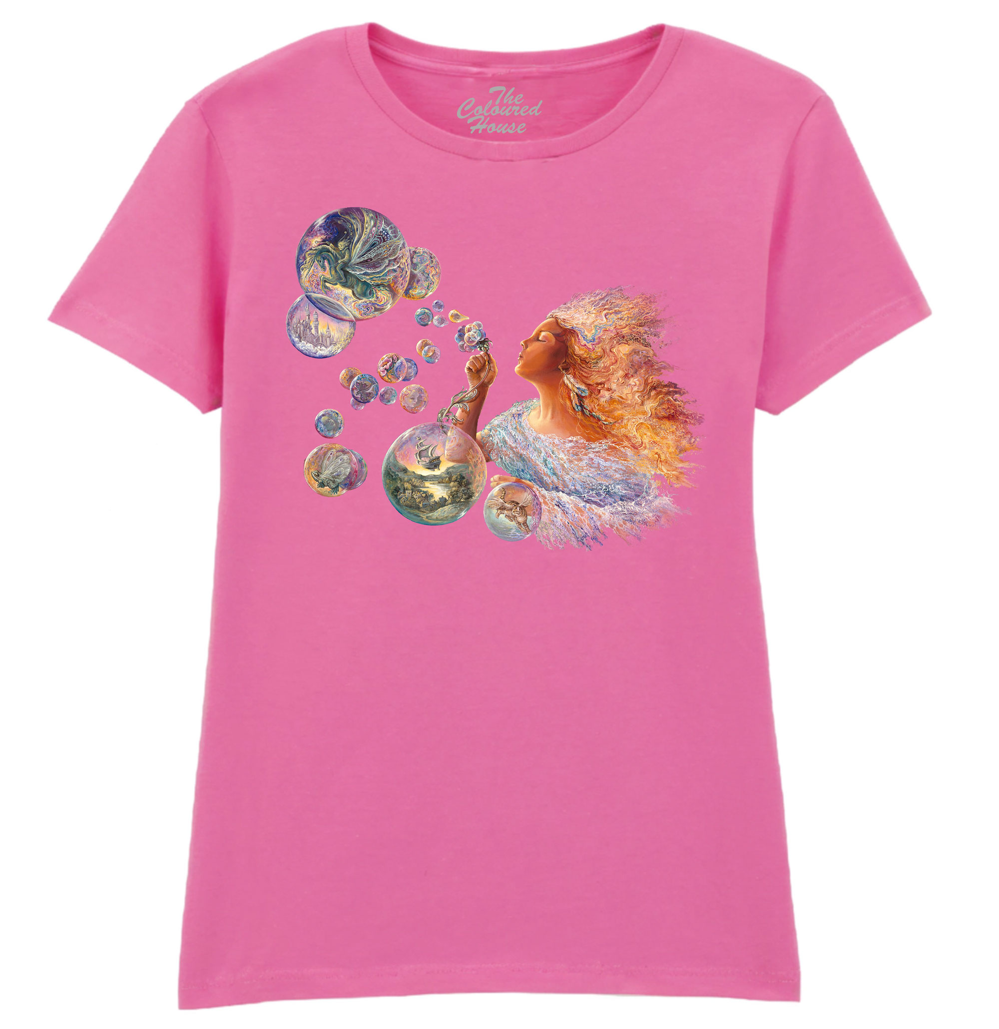 Bubble Flower Ladies T-shirt