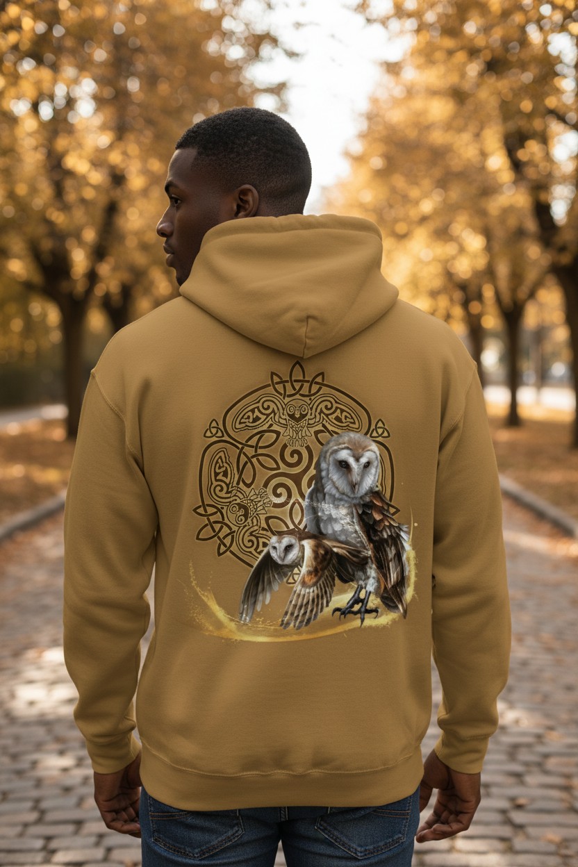 Celtic Owl Hoodie