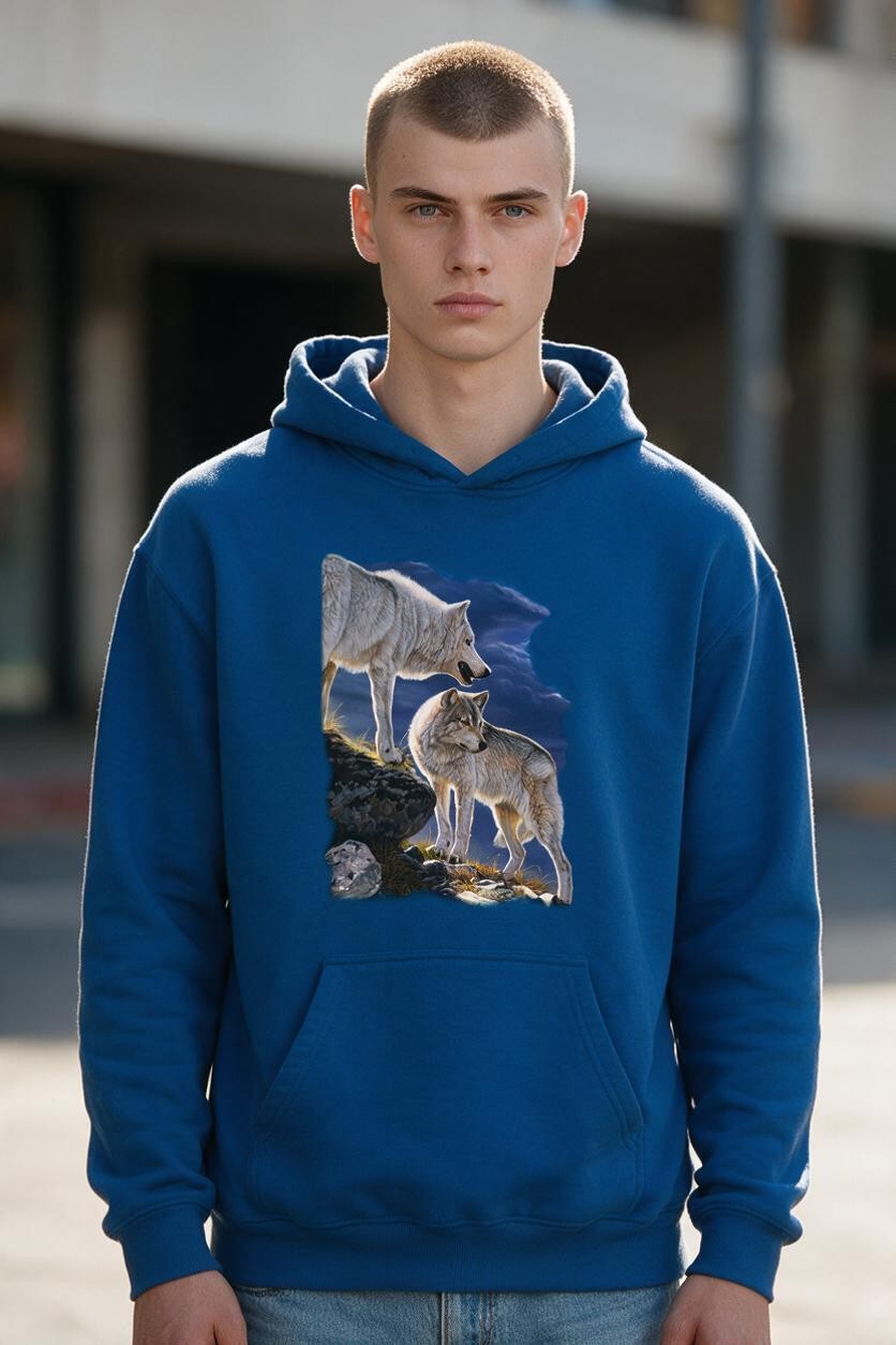 Tundra Wolf Hoodie