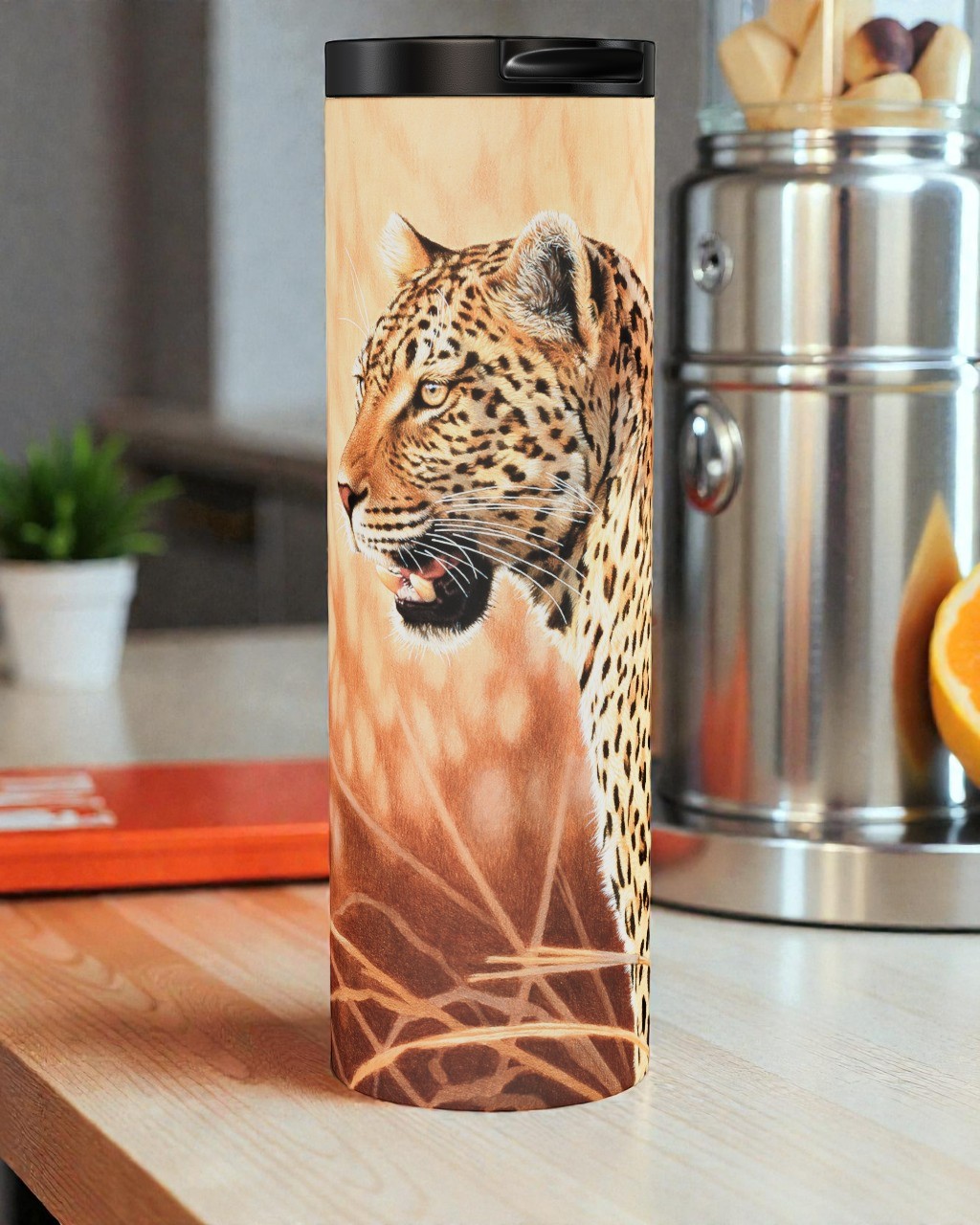 Brave Leopard Tumbler