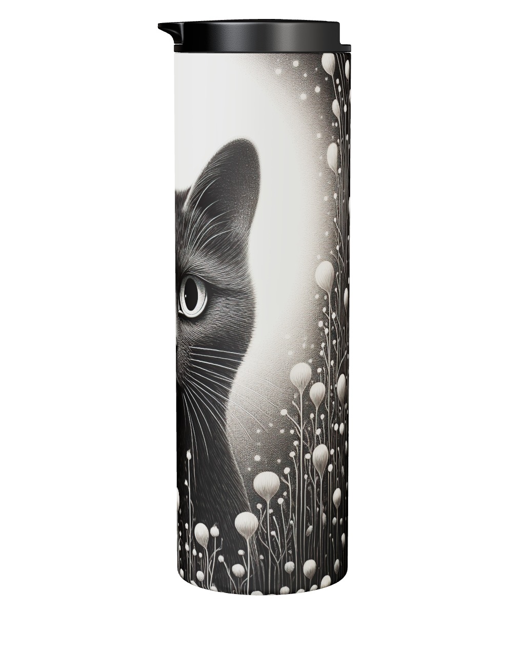 Black Cat Tumbler