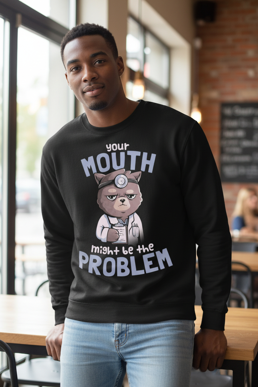 Your Mouth Might Be The Problem Sweater