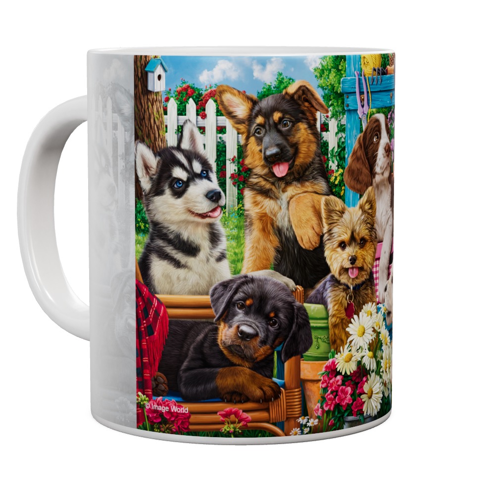 Funny Puppies Mug