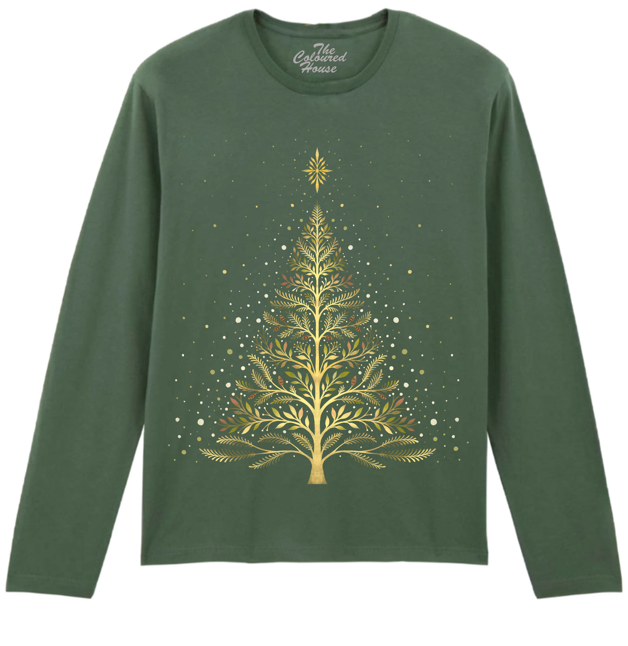 Christmas Night Glowing Tree Longsleeve