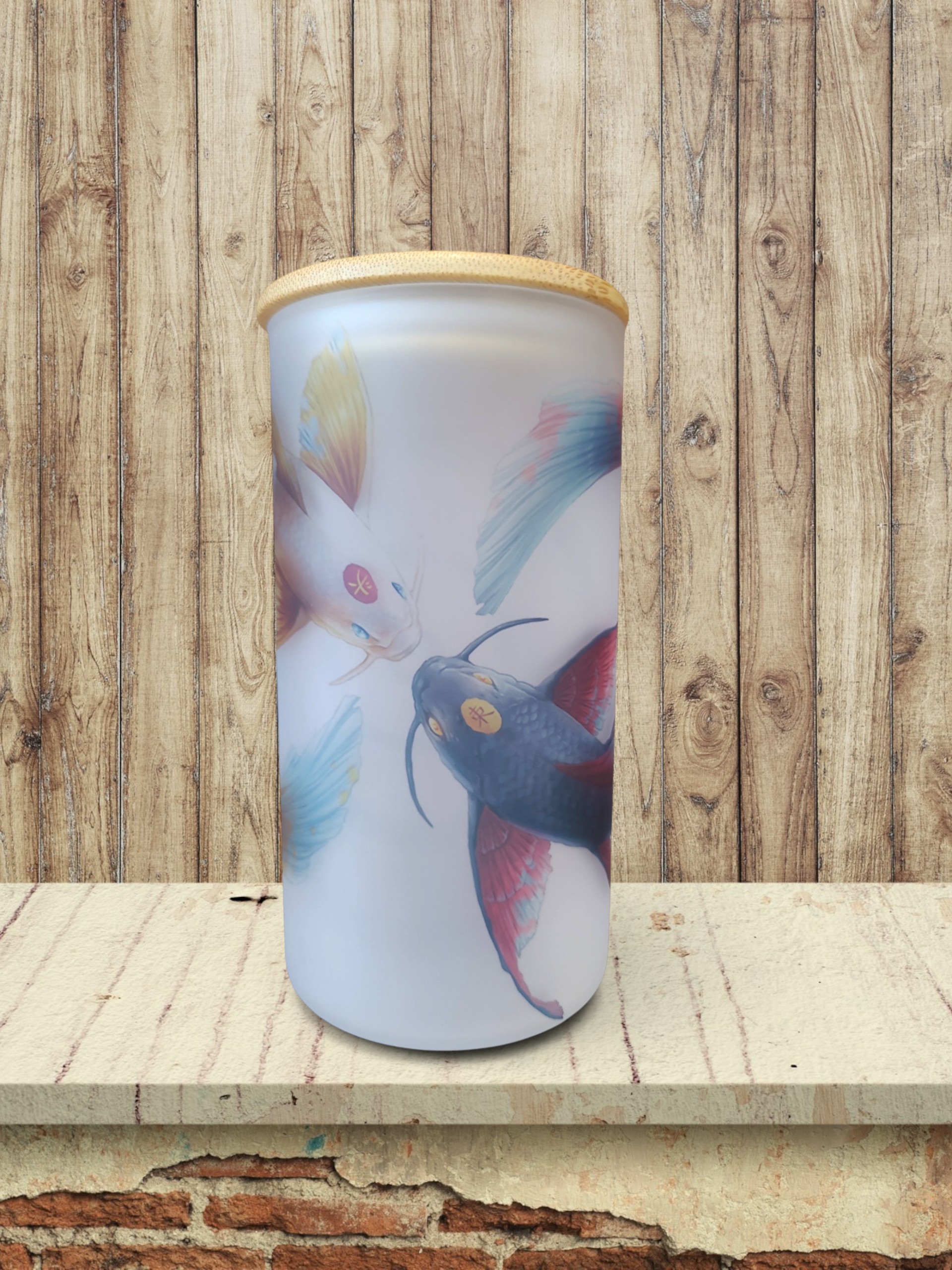 Eternal Bond - Fish - Storage Jar 25Oz