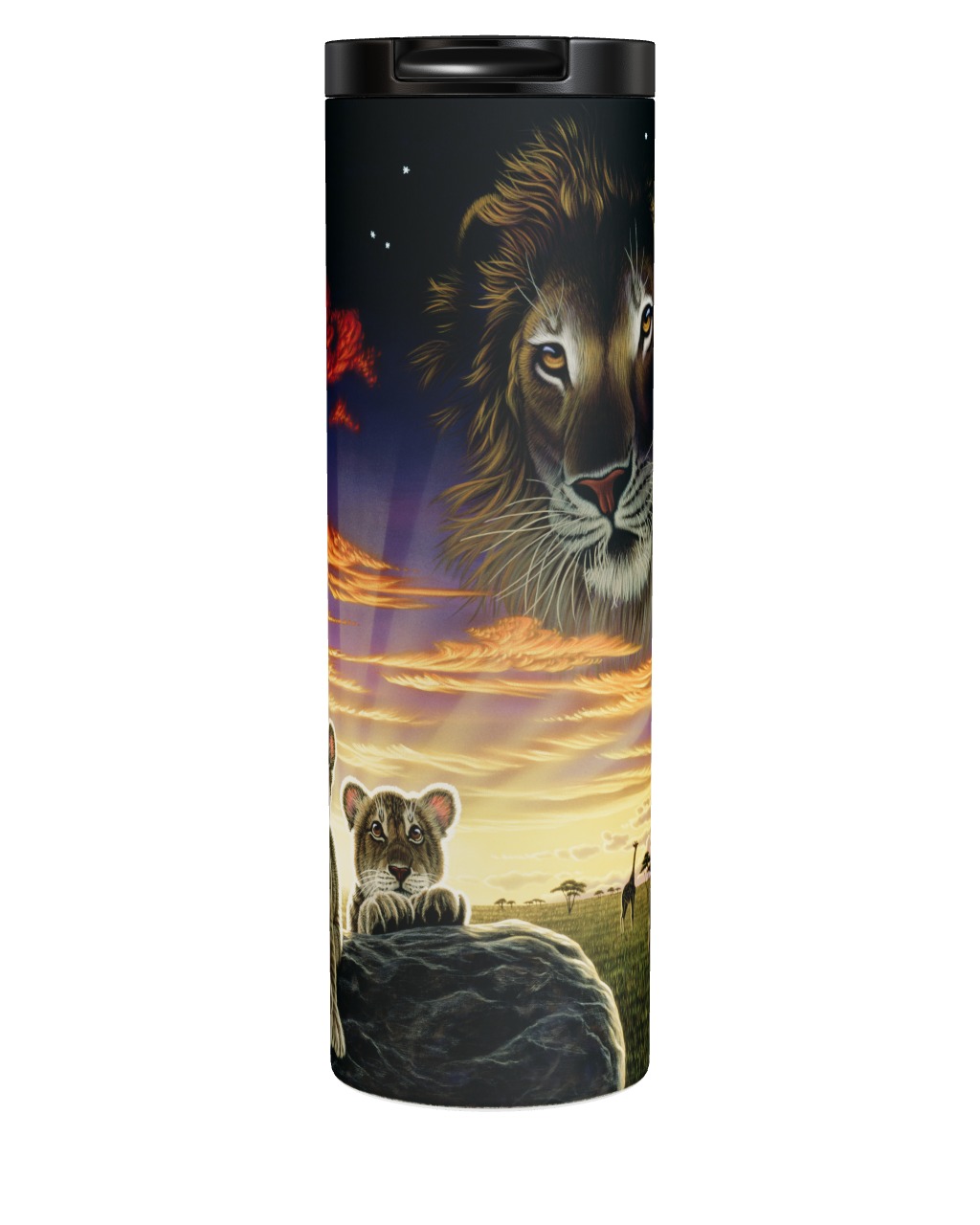 Mother Earth, Father Sky - Lions Tumbler