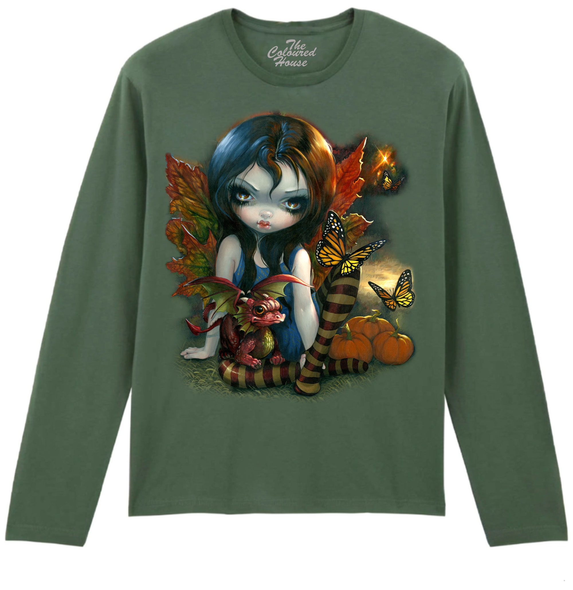 Fairy Autumn and Dragon Longsleeve