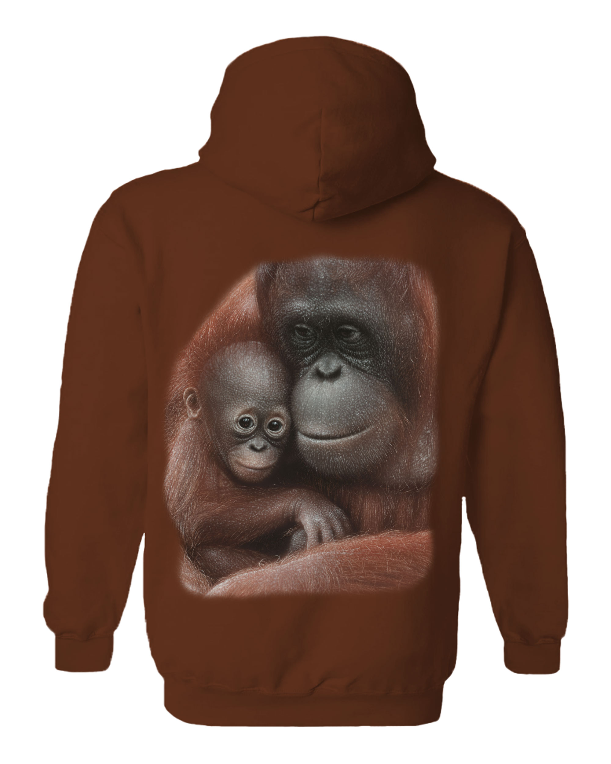 Snuggled - Orangutan Hoodie