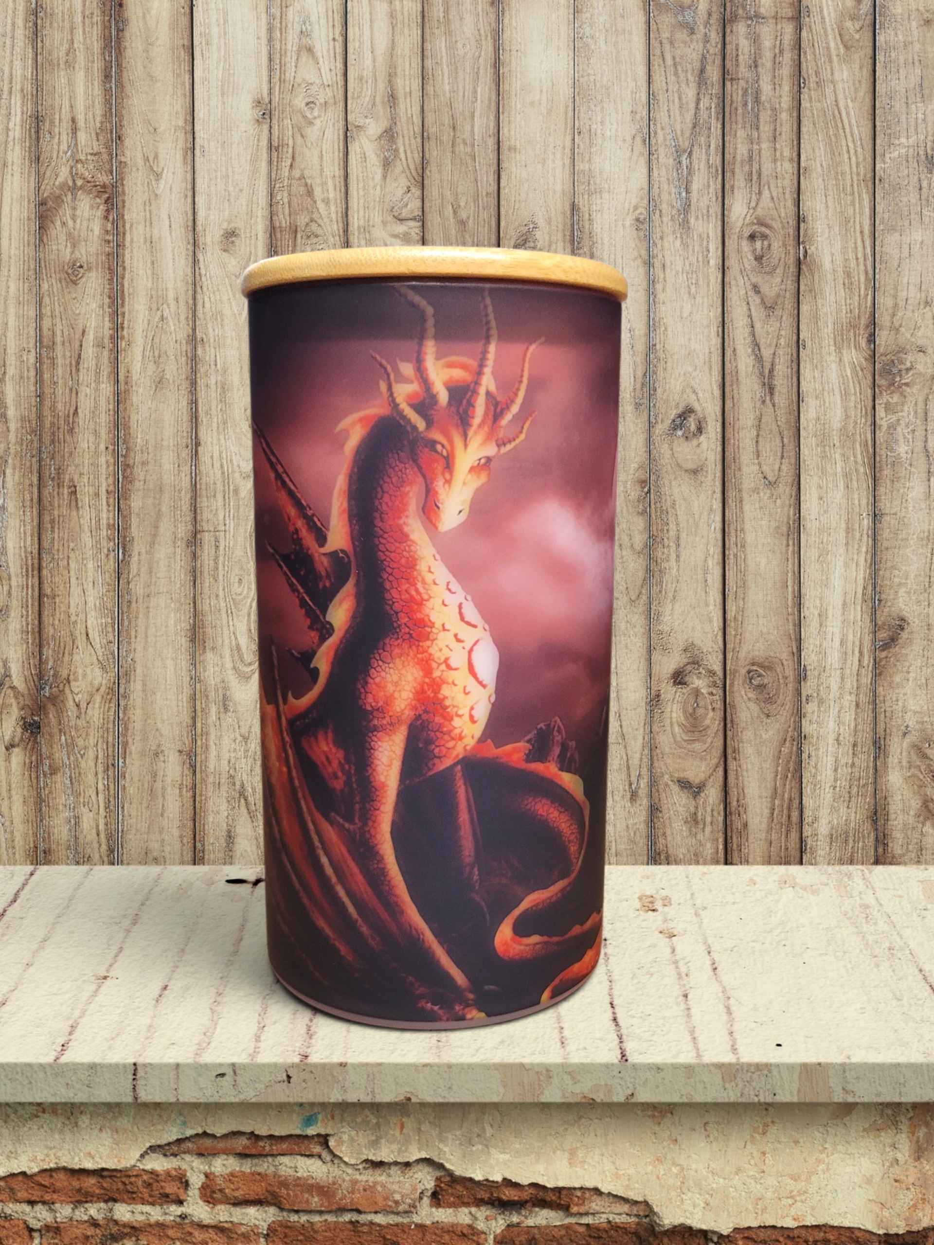 Alessa Dragon - Storage Jar 25Oz