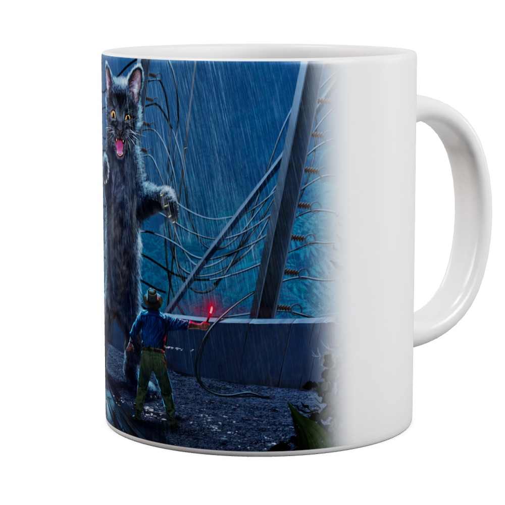 Jurassic Kitten Mug
