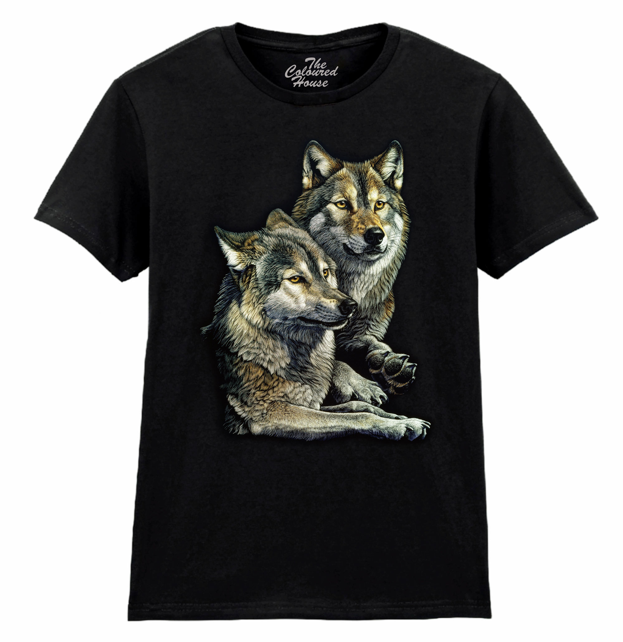 Couple Wolves Ladies T-shirt