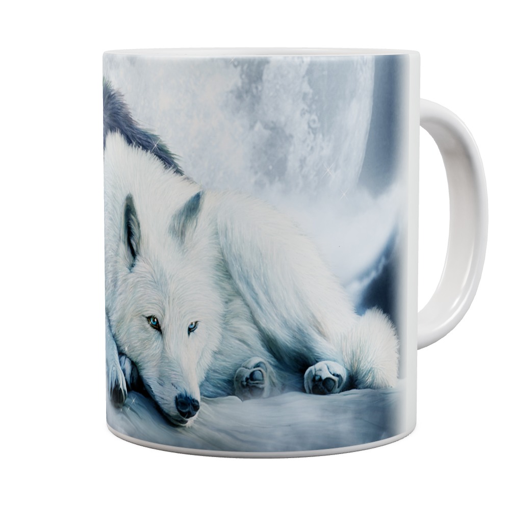 Yin Yang Wolf Mates Mug