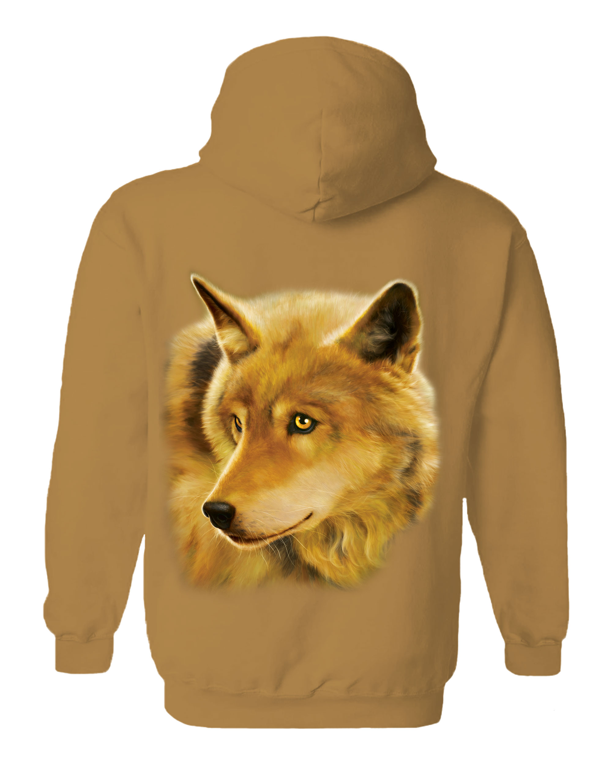 Wolf Golden Sun Hoodie