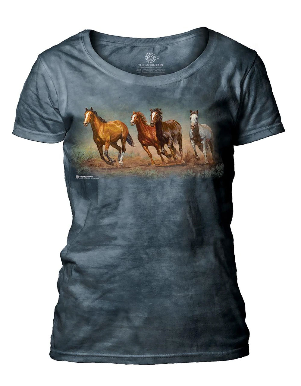 Fly Away Horses Women's Scoop T-shirt