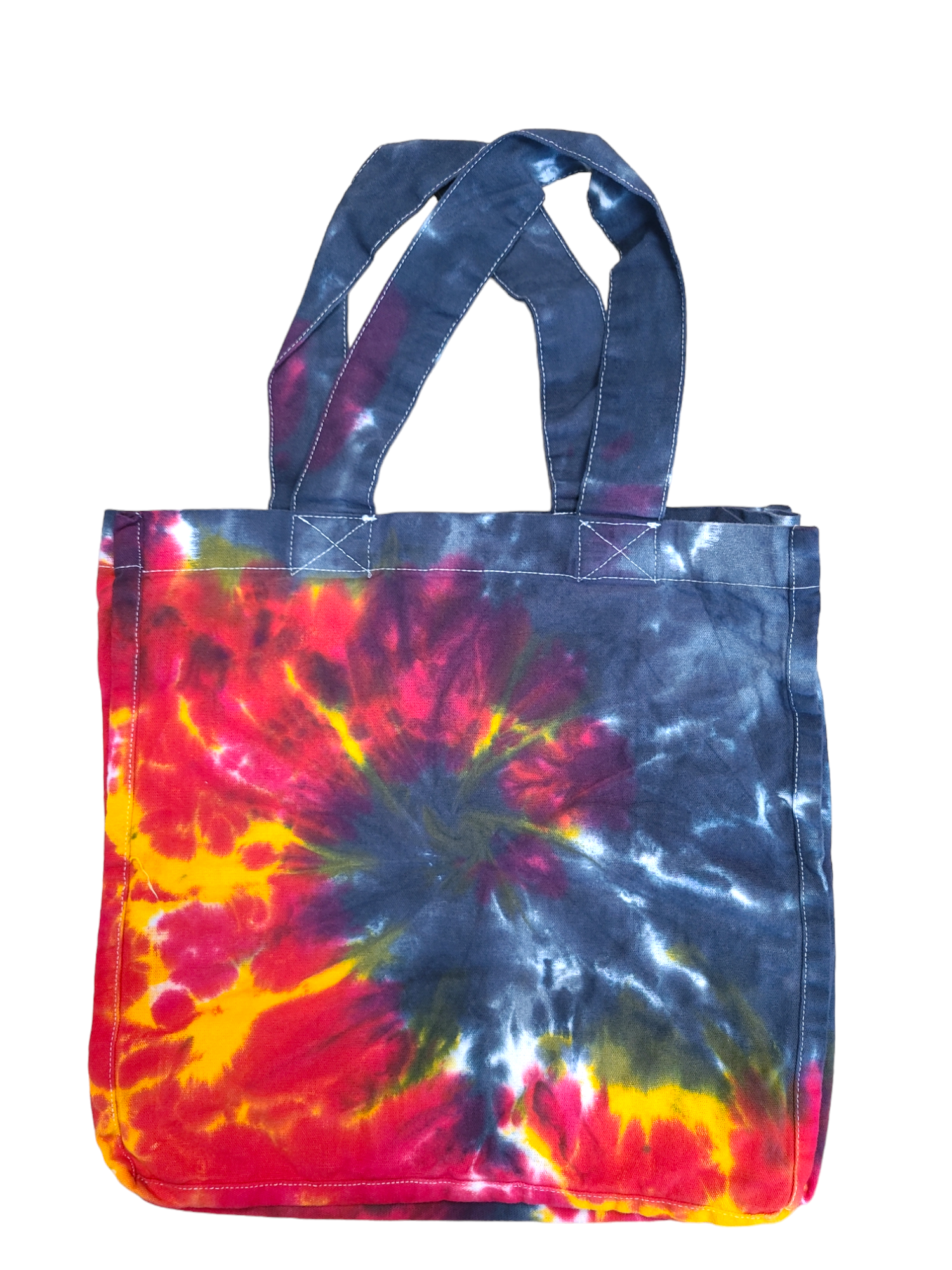 Tie Dye Tote Bag Swirl Volcano