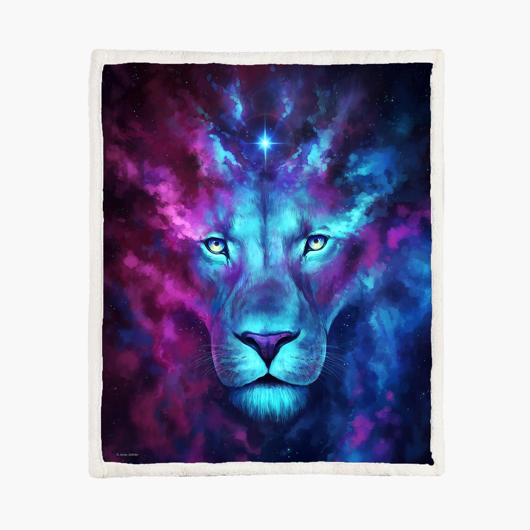 Firstborn - Lion - Size M - 130x150cm - Fleece Blanket