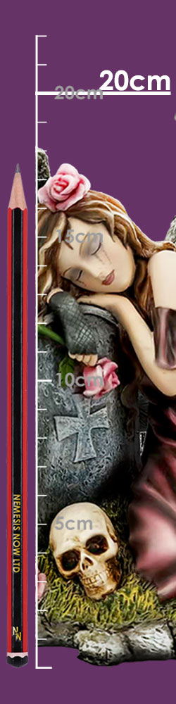 Lost Love - Mourning Angel Figurine of Gothic Remembrance - 20cm