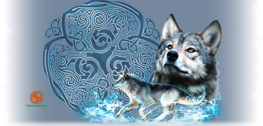 Becher Celtic Wolf Refresh Blue