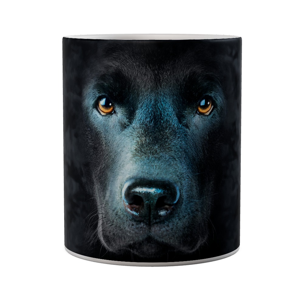 Black Labrador Big Face Mug