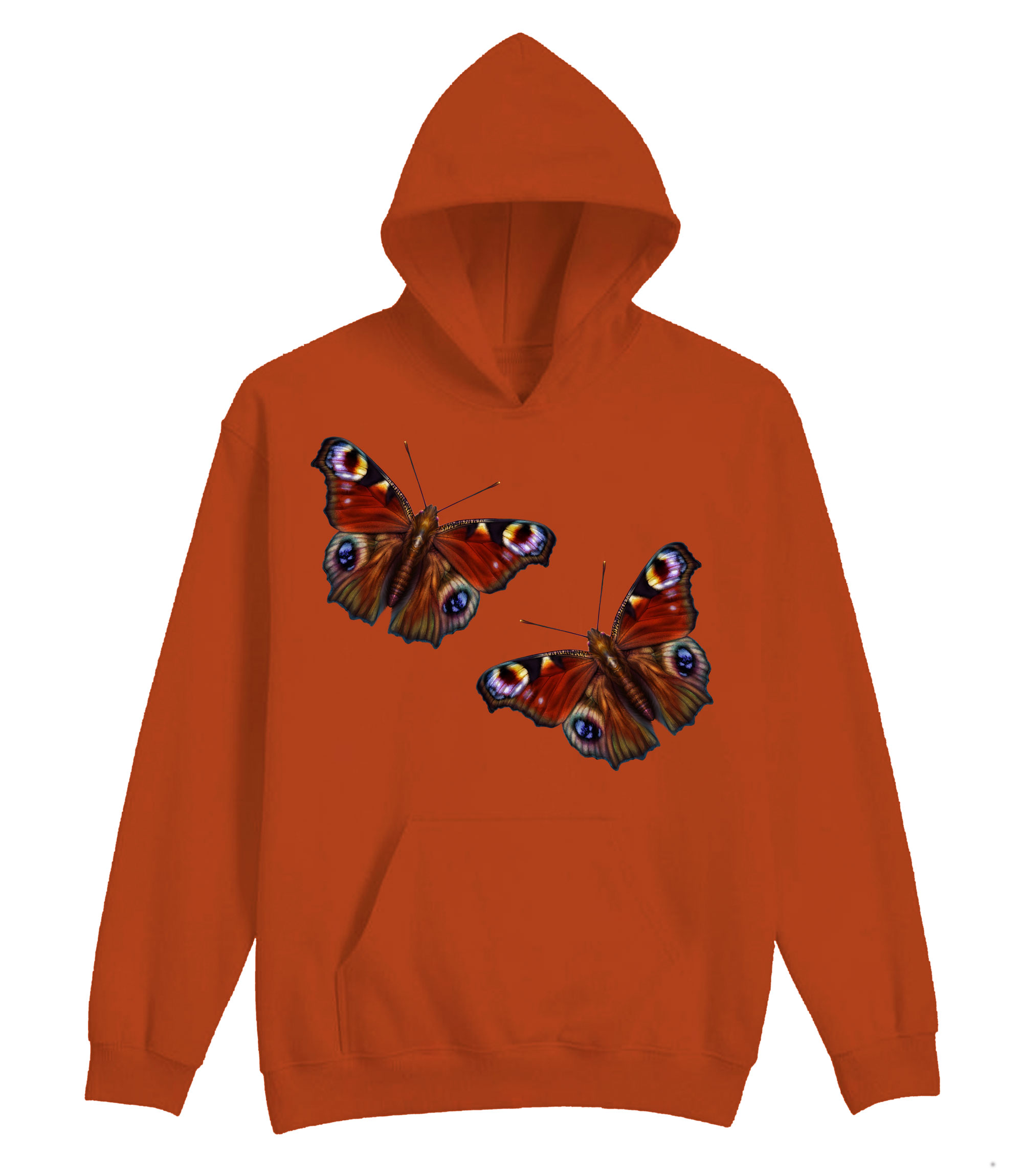 Peacock Butterfly Hoodie