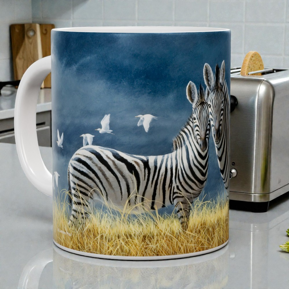Coming Of Rain - Zebra Mug