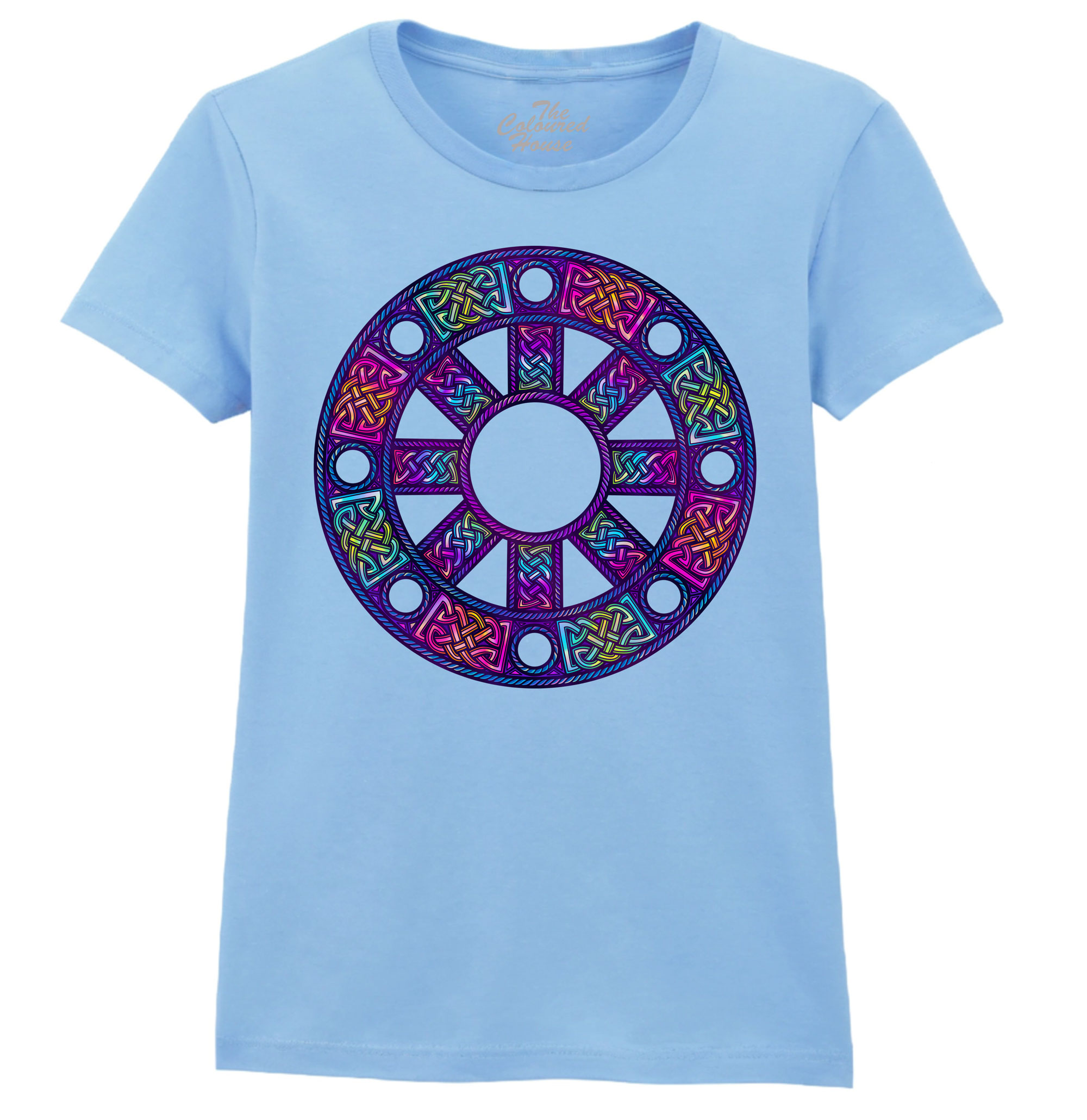 Celtic Wheel Ladies T-shirt