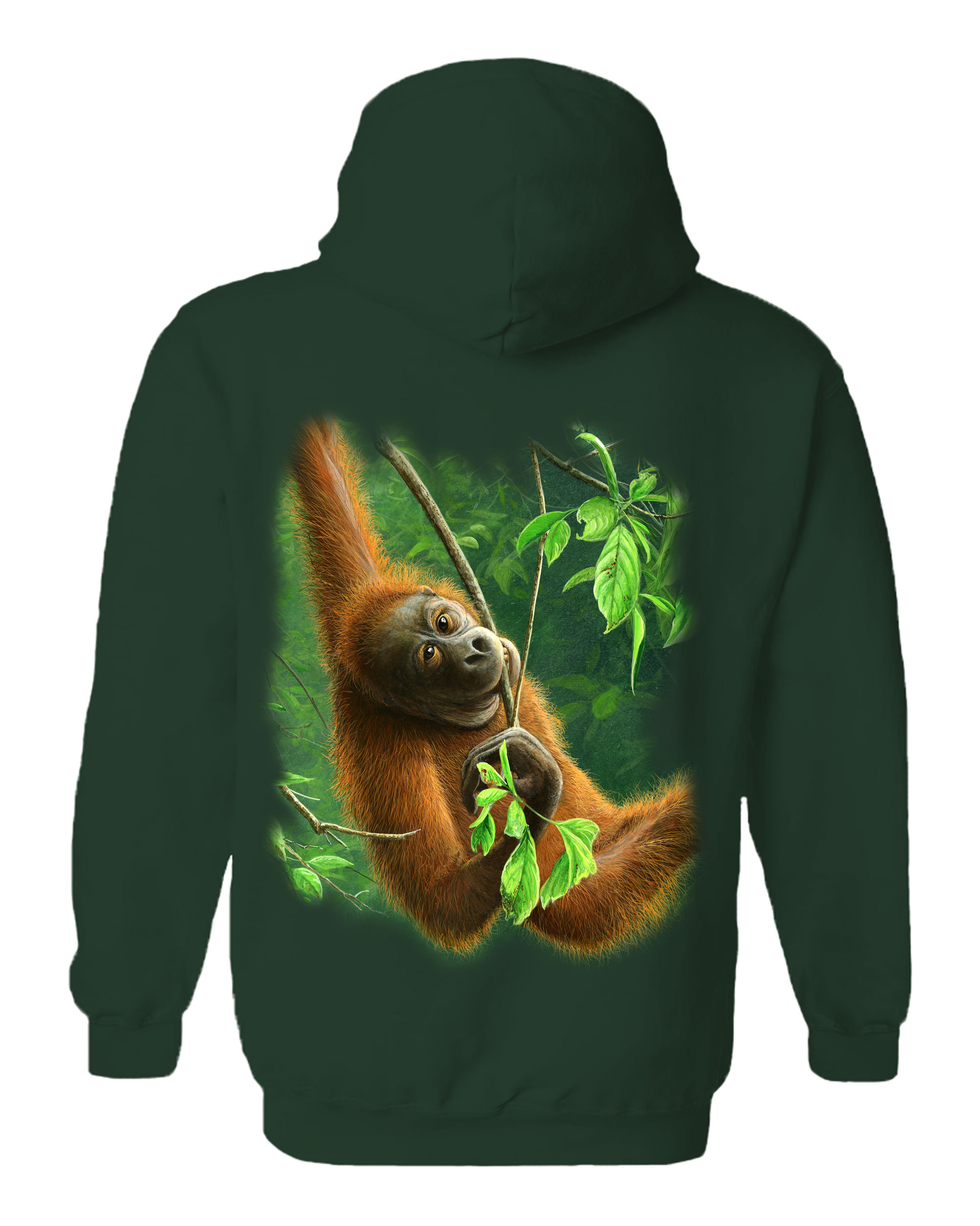 Hanging Orangutan Hoodie