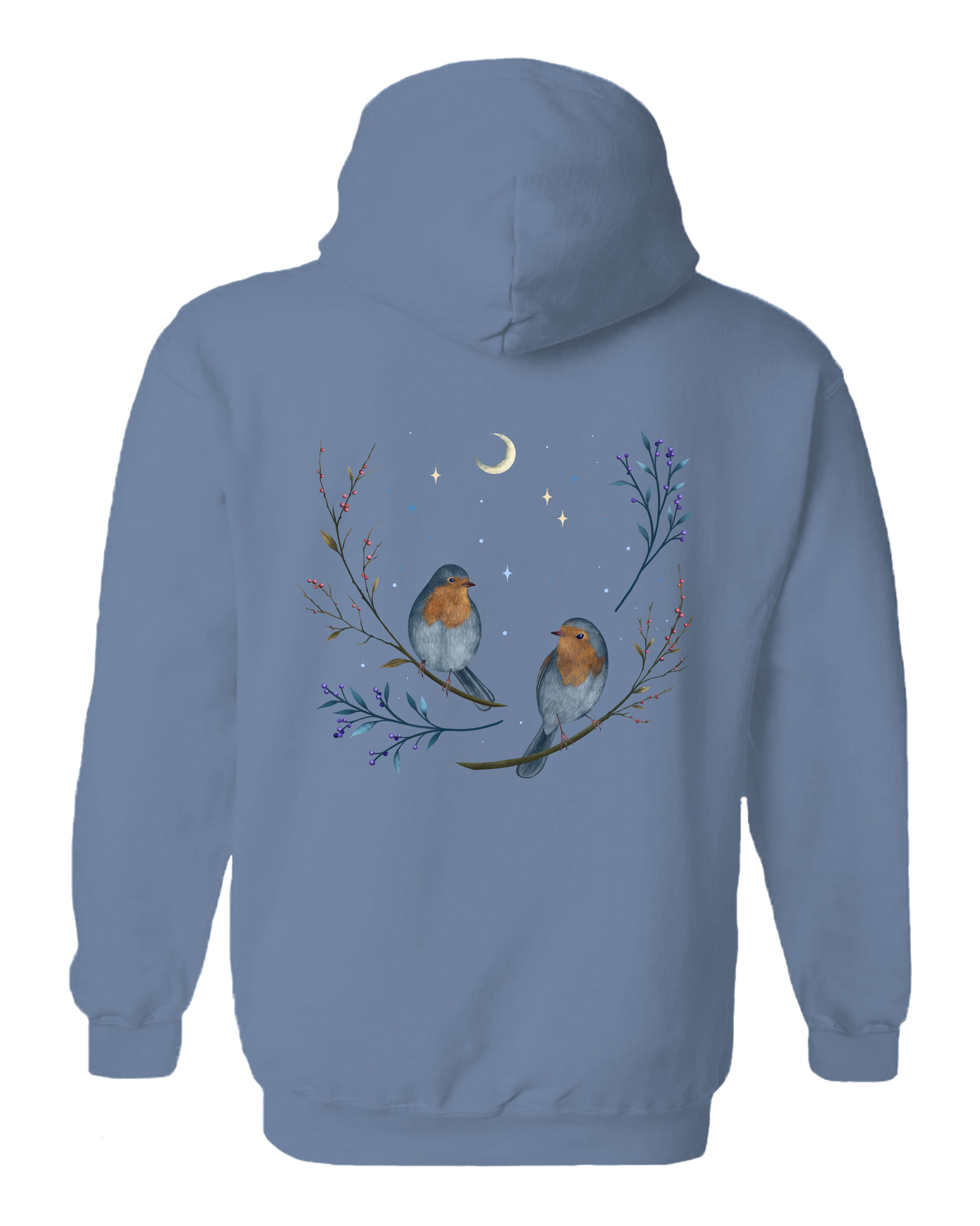Birds And Berries Hoodie