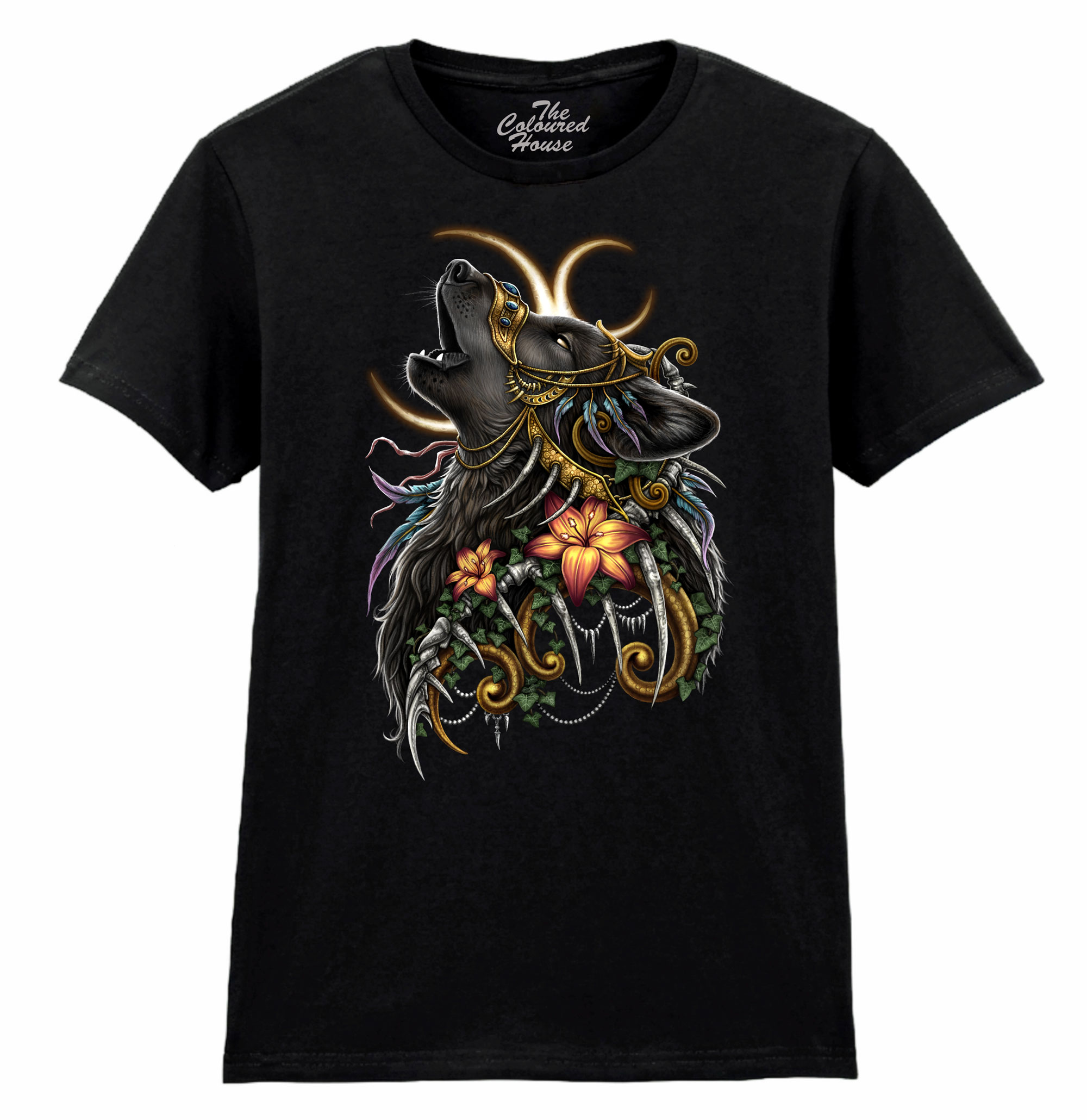 Howling Wolf Ladies T-shirt