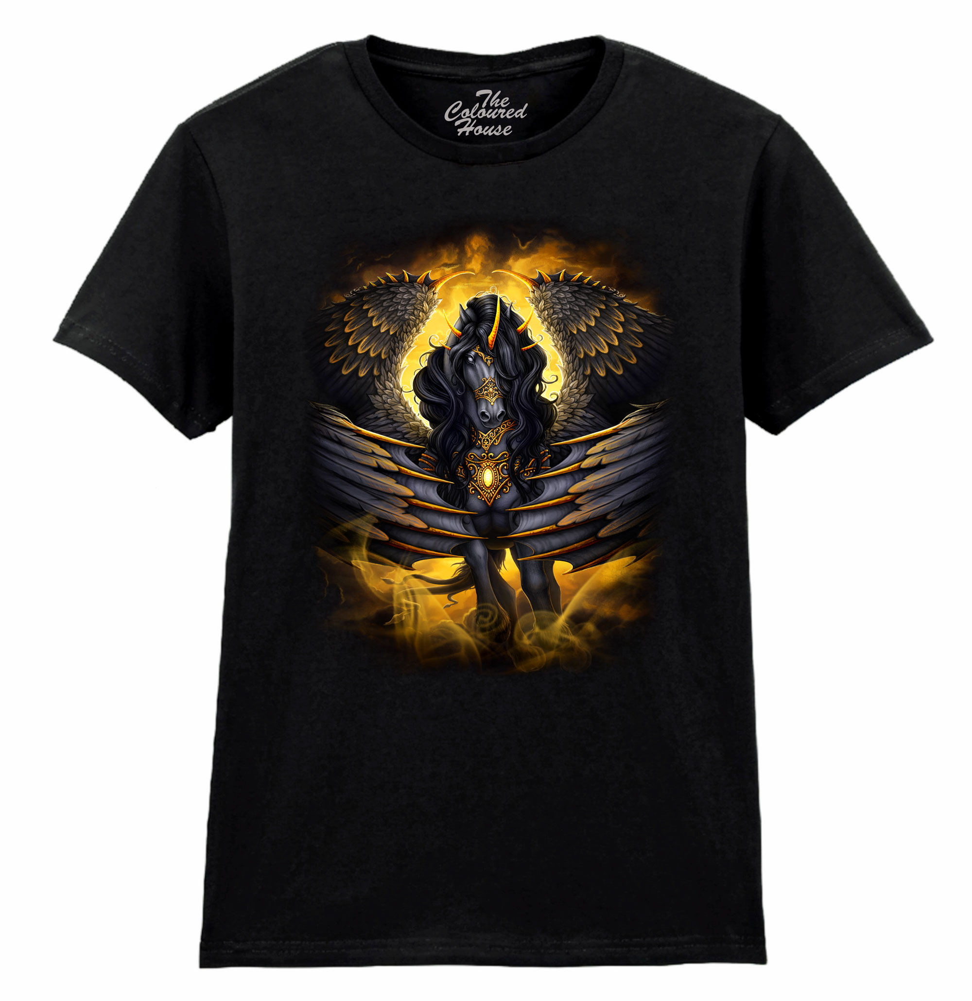 Black Pegasus Ladies T-shirt