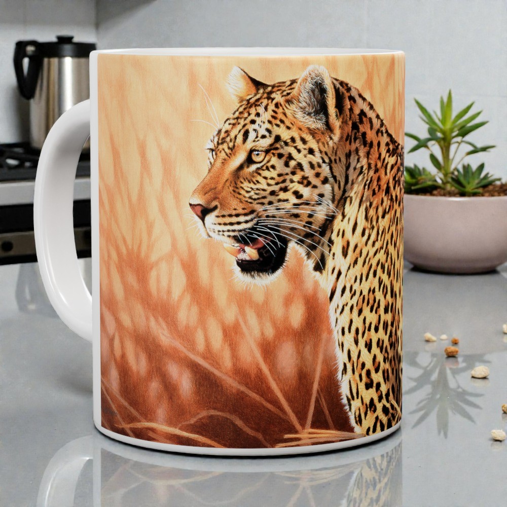 Brave Leopard Mug