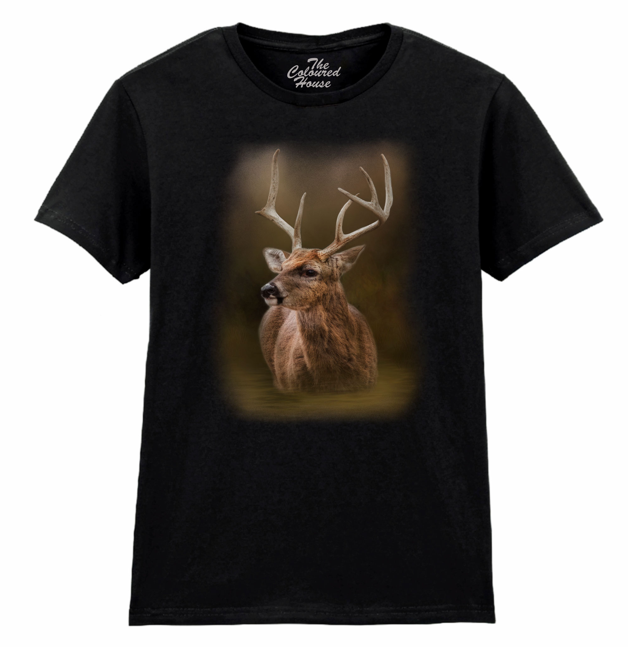 Evening Swim - Deer Ladies T-shirt