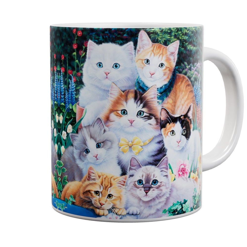 Kitten Collage Mug