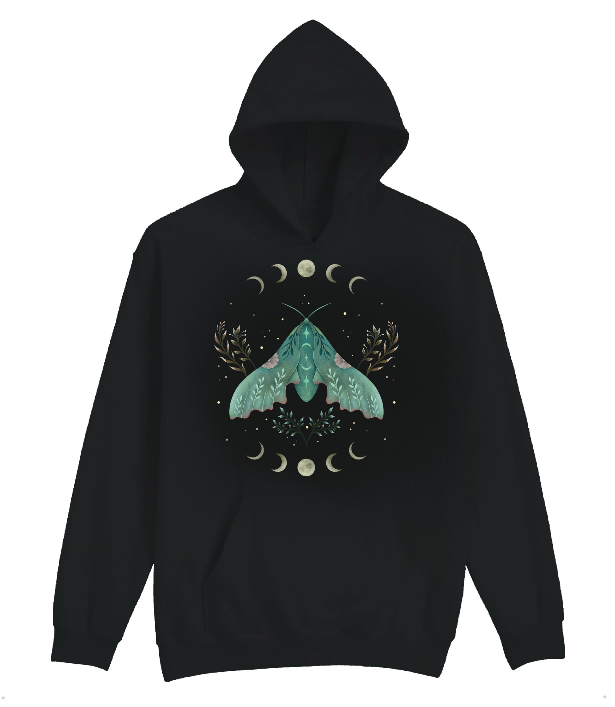 Luna And Moth Hoodie