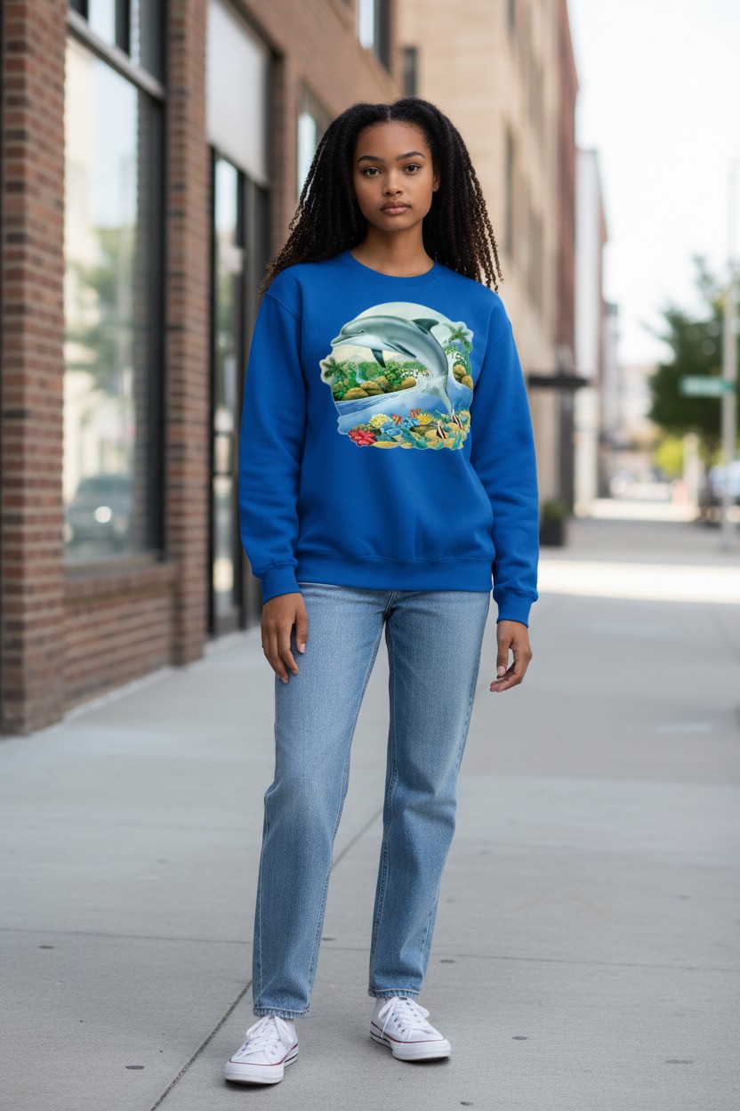Dolphin Leap Sweater