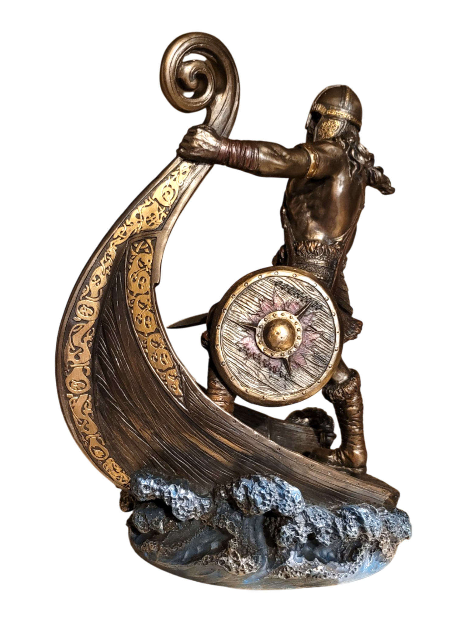 Viking Warrior With Traditional Helmet