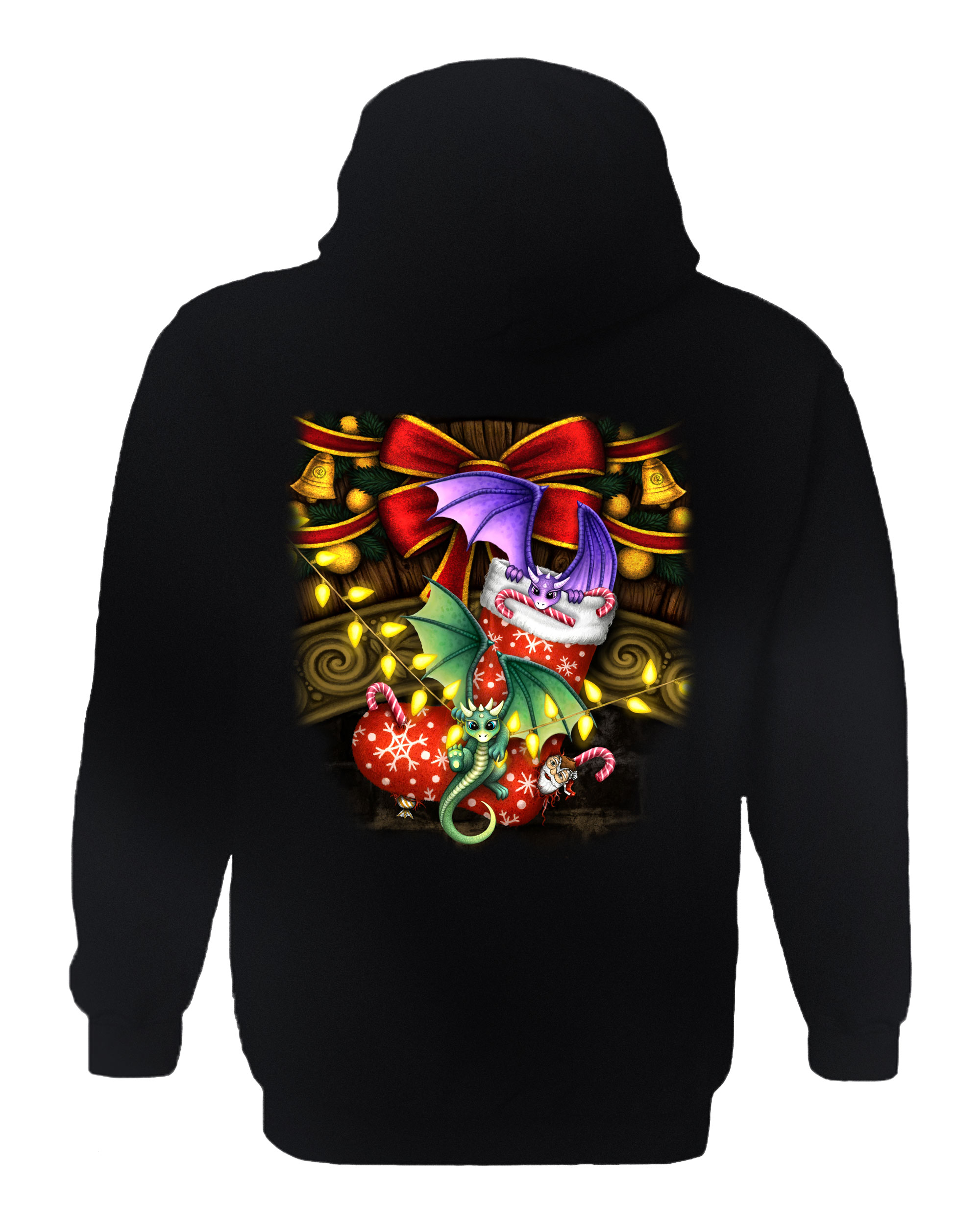 Christmas Dragons Hoodie