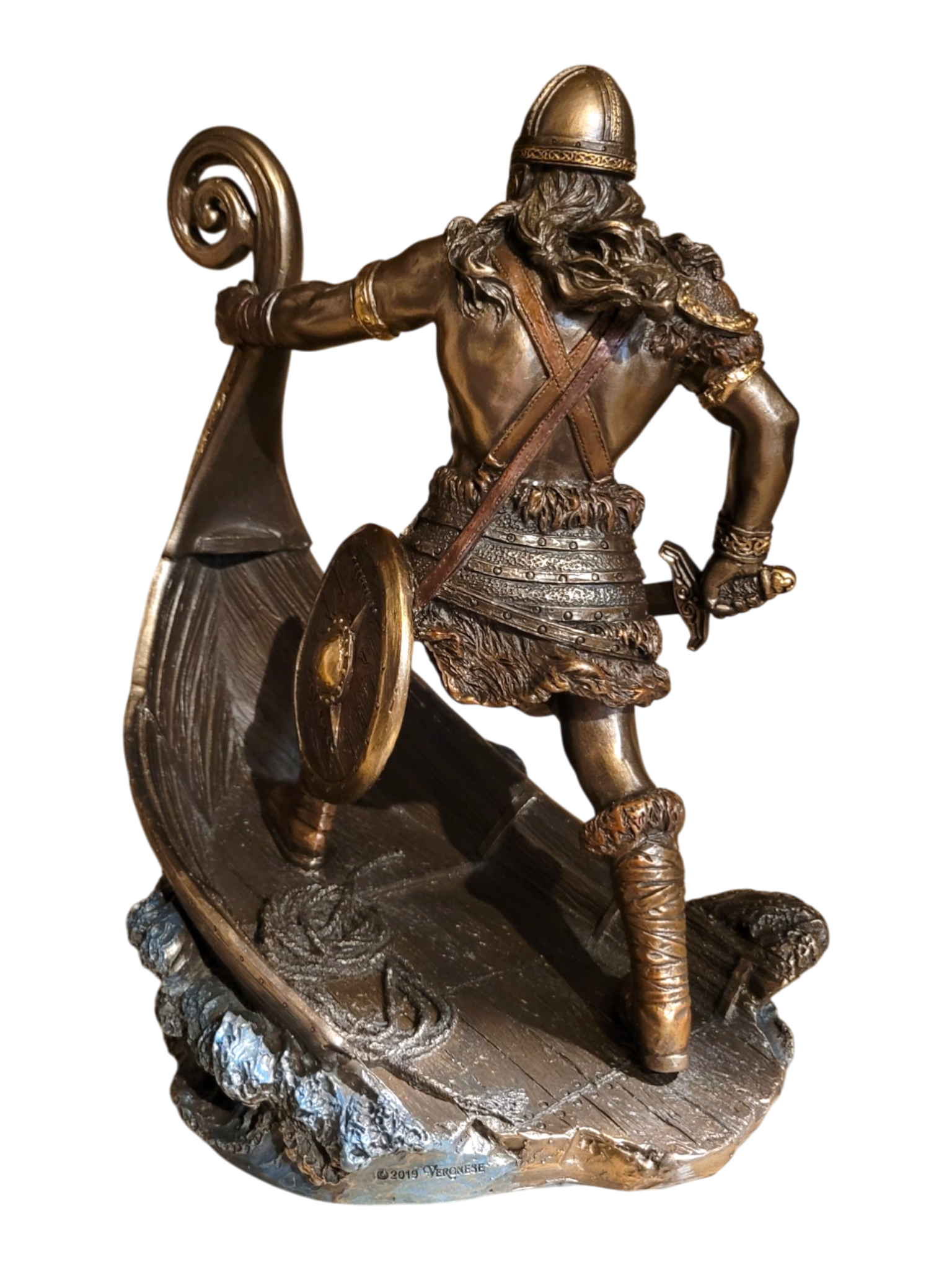 Viking Warrior With Traditional Helmet