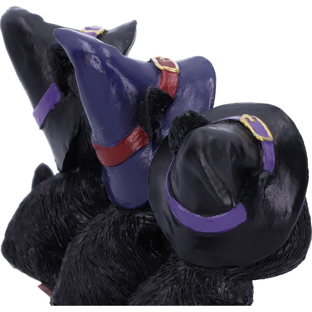 Three Wise Black Cat 11.5cm
