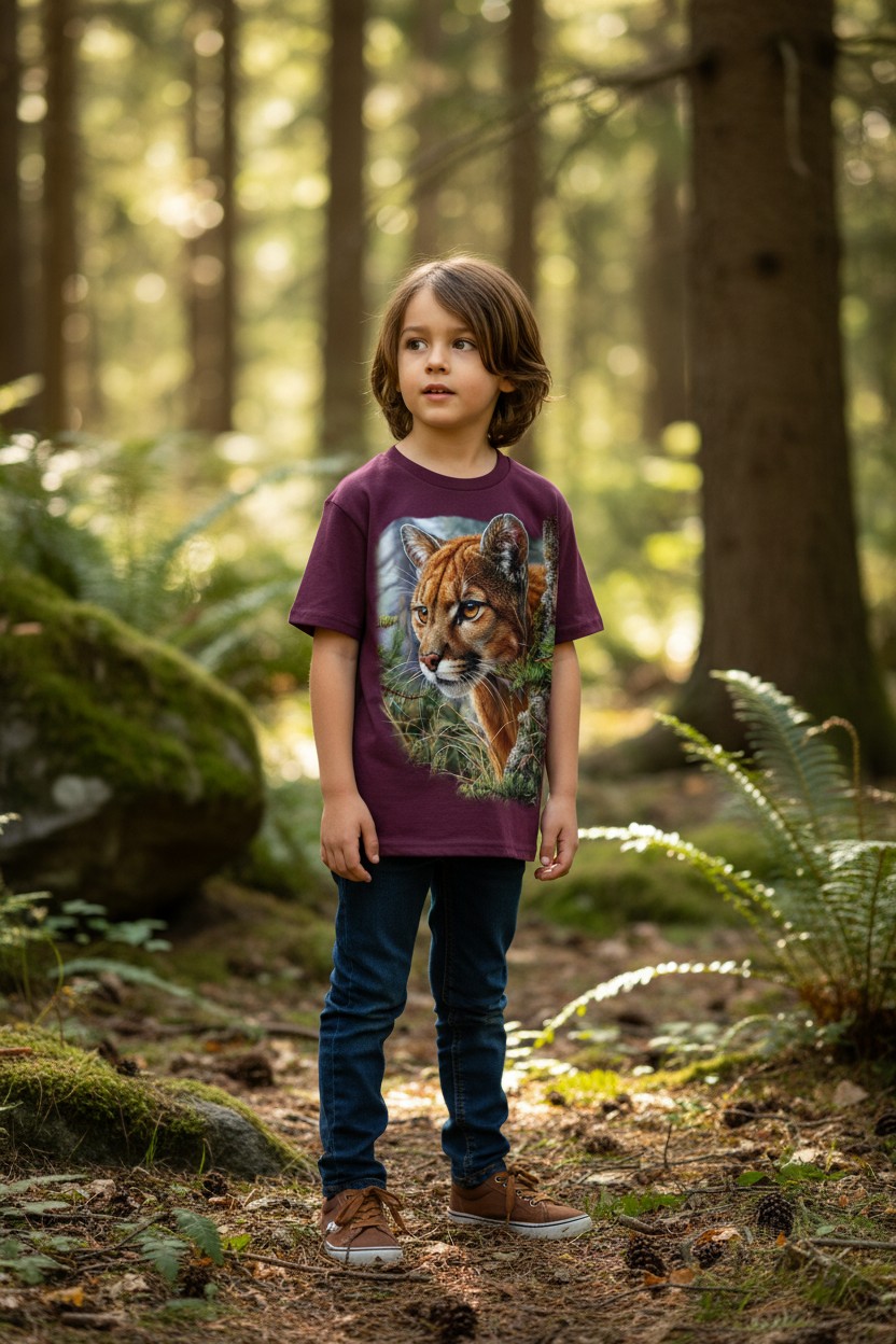 Mountain Lion Portrait KIDS