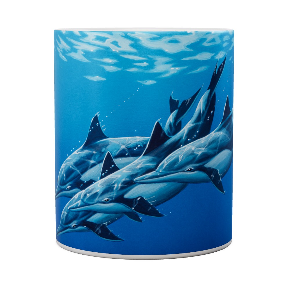 Swimming With The Dolphins Mug