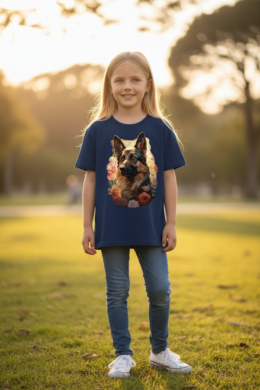 German Shepherd Portrait KIDS
