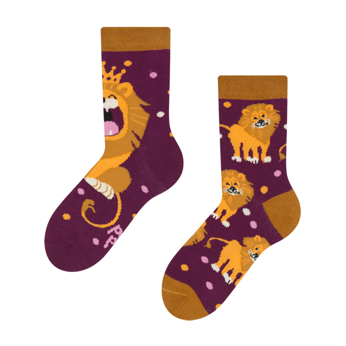 Regular KIDS Socks King of the Jungle