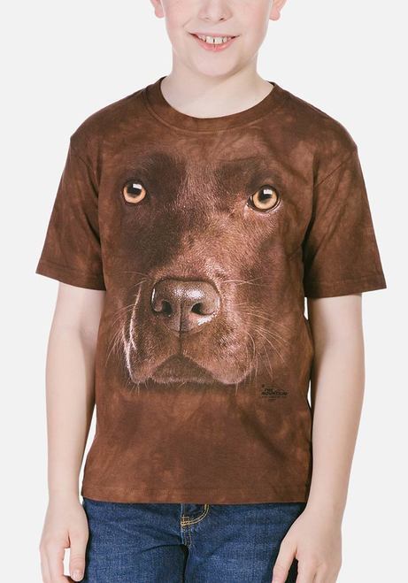 Chocolate Lab Face
