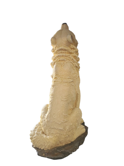 PhotoRoom-20230704_122134_4 White Wolf Howling - 25*8*42cm