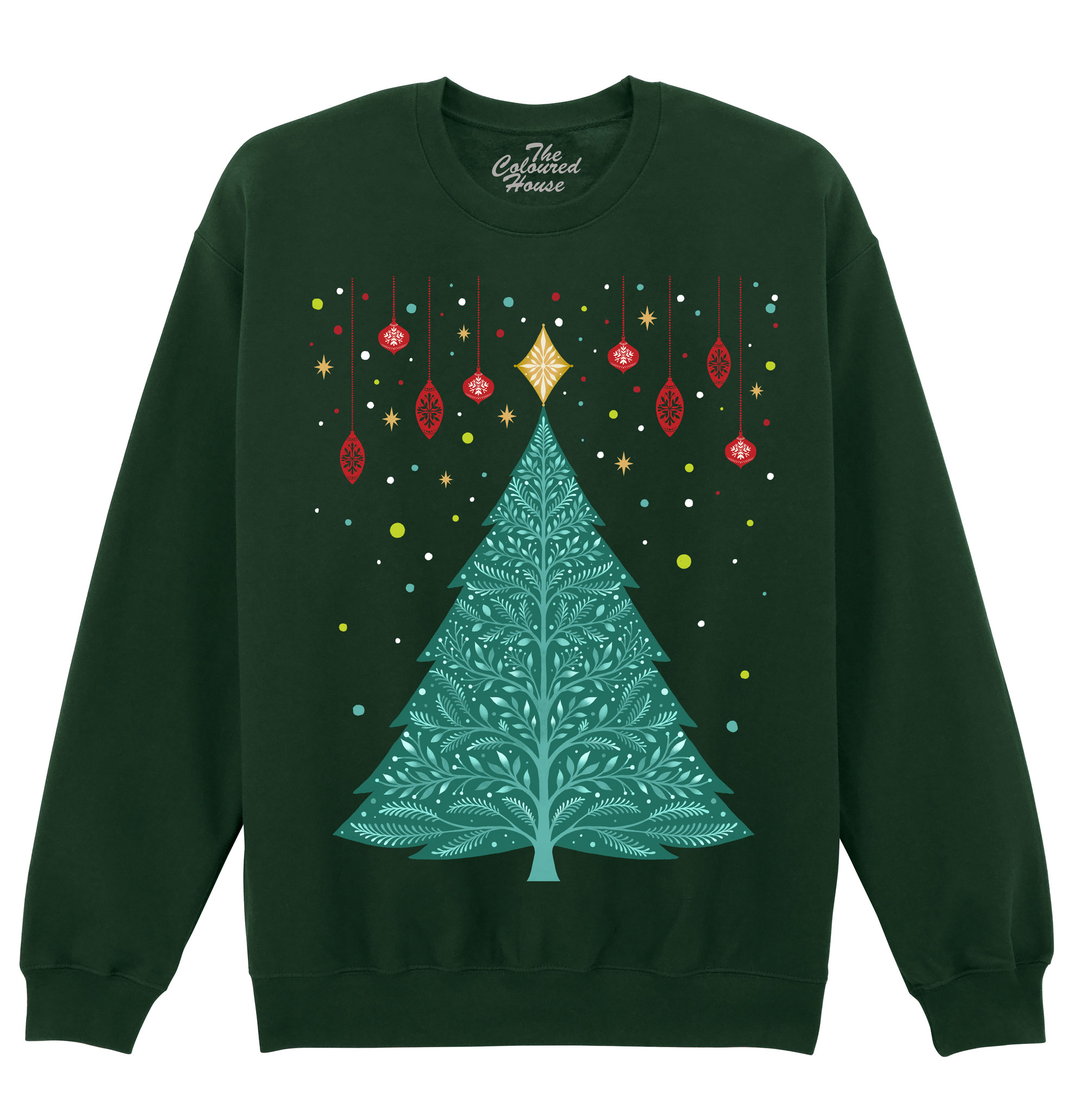 Christmas Night Vintage Tree Sweater